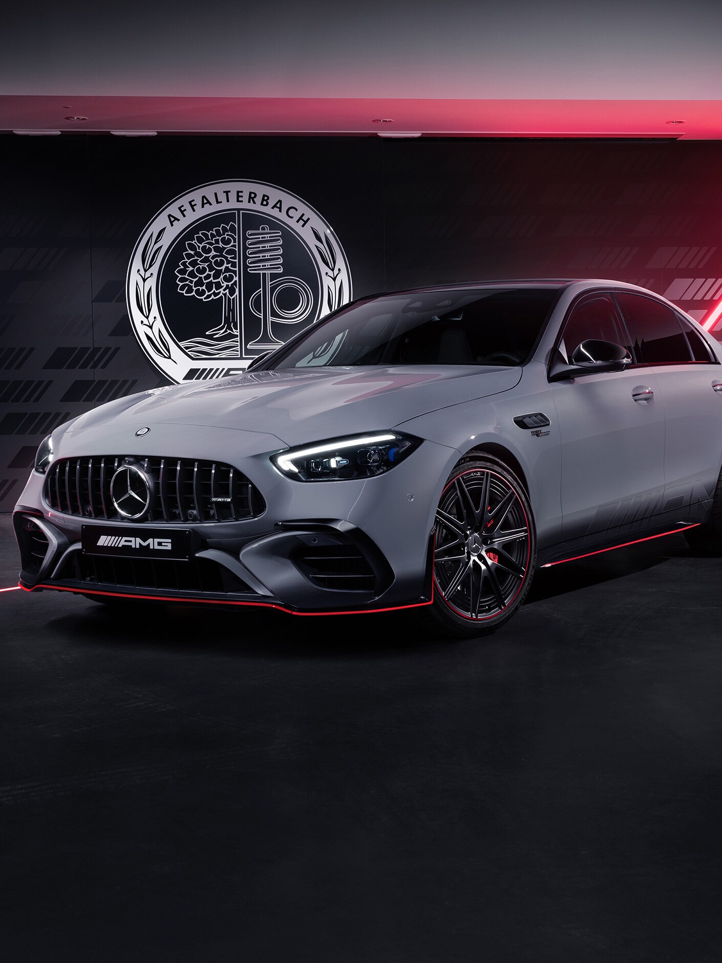 El exterior de la edición F1 de la Clase C Berlina de Mercedes-AMG.