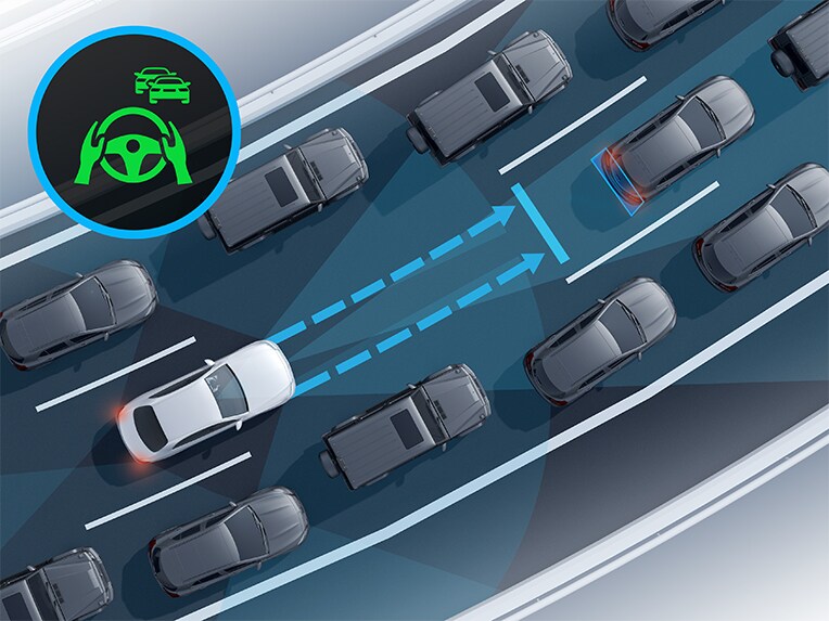 El asistente activo para retenciones del nuevo Clase E Sedán de Mercedes-Benz.