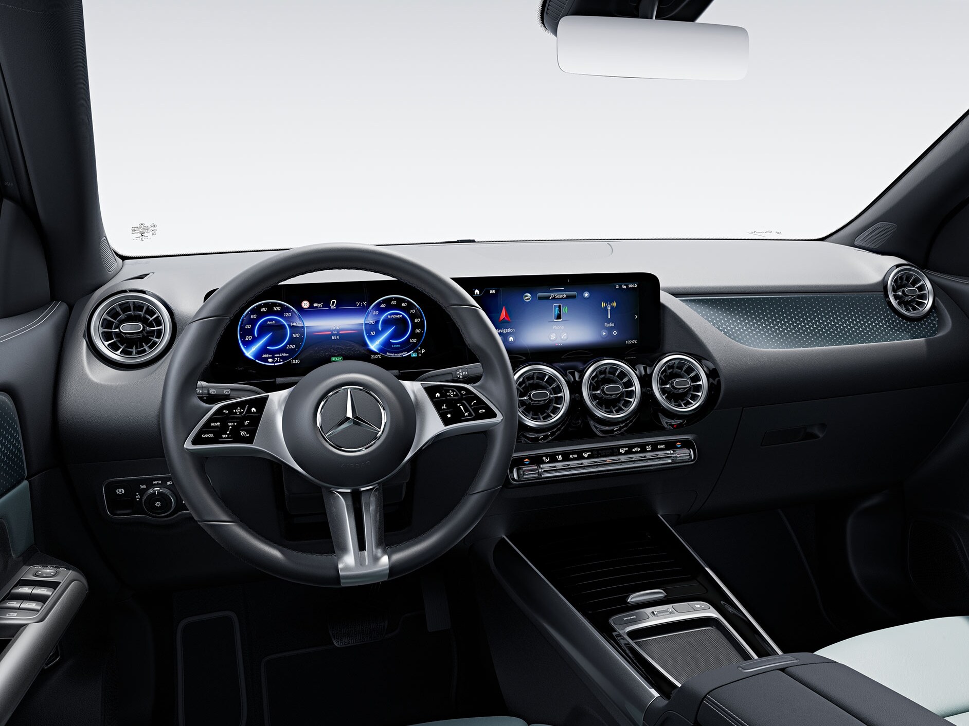 El EQA de Mercedes-Benz con el paquete Advanced Plus.