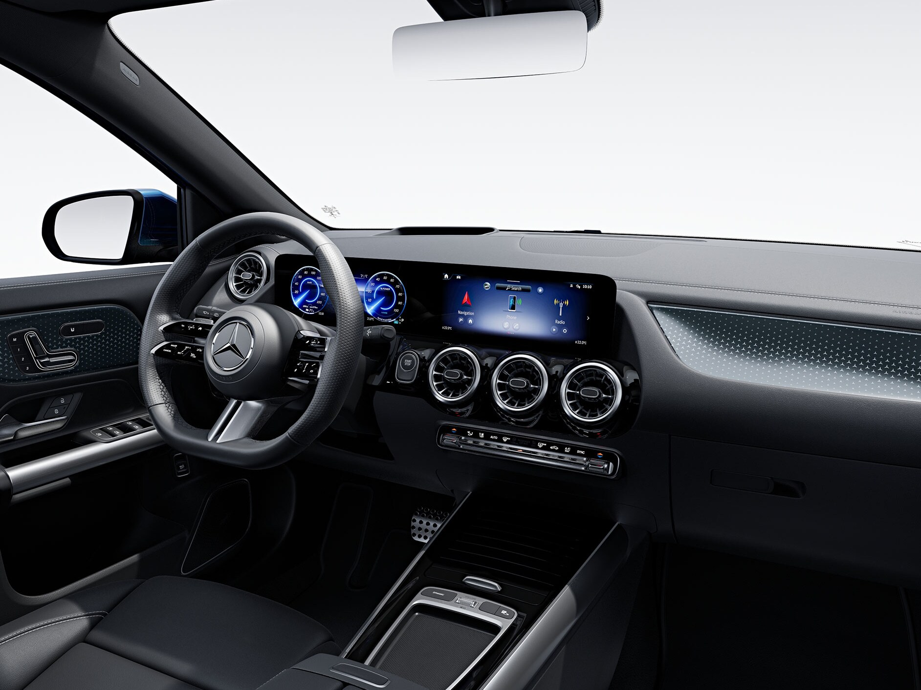 El EQA de Mercedes-Benz con el paquete Premium.