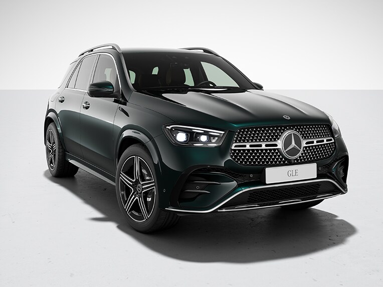 El exterior de la Mercedes-Benz GLE con línea AMG Line.