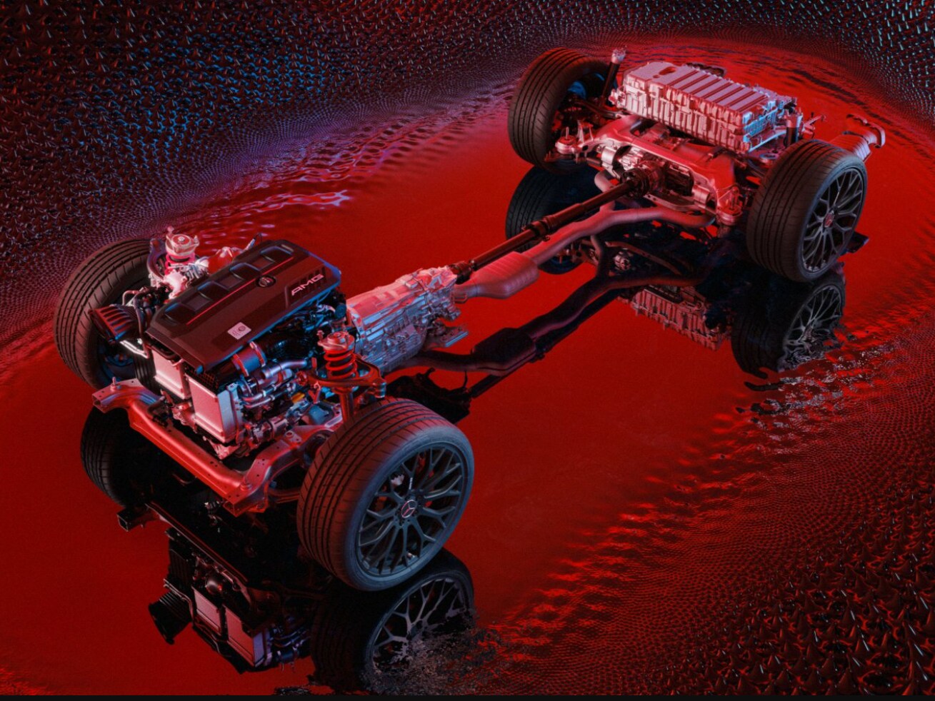 Arquitectura de la plataforma para modelos eléctricos de Mercedes-AMG